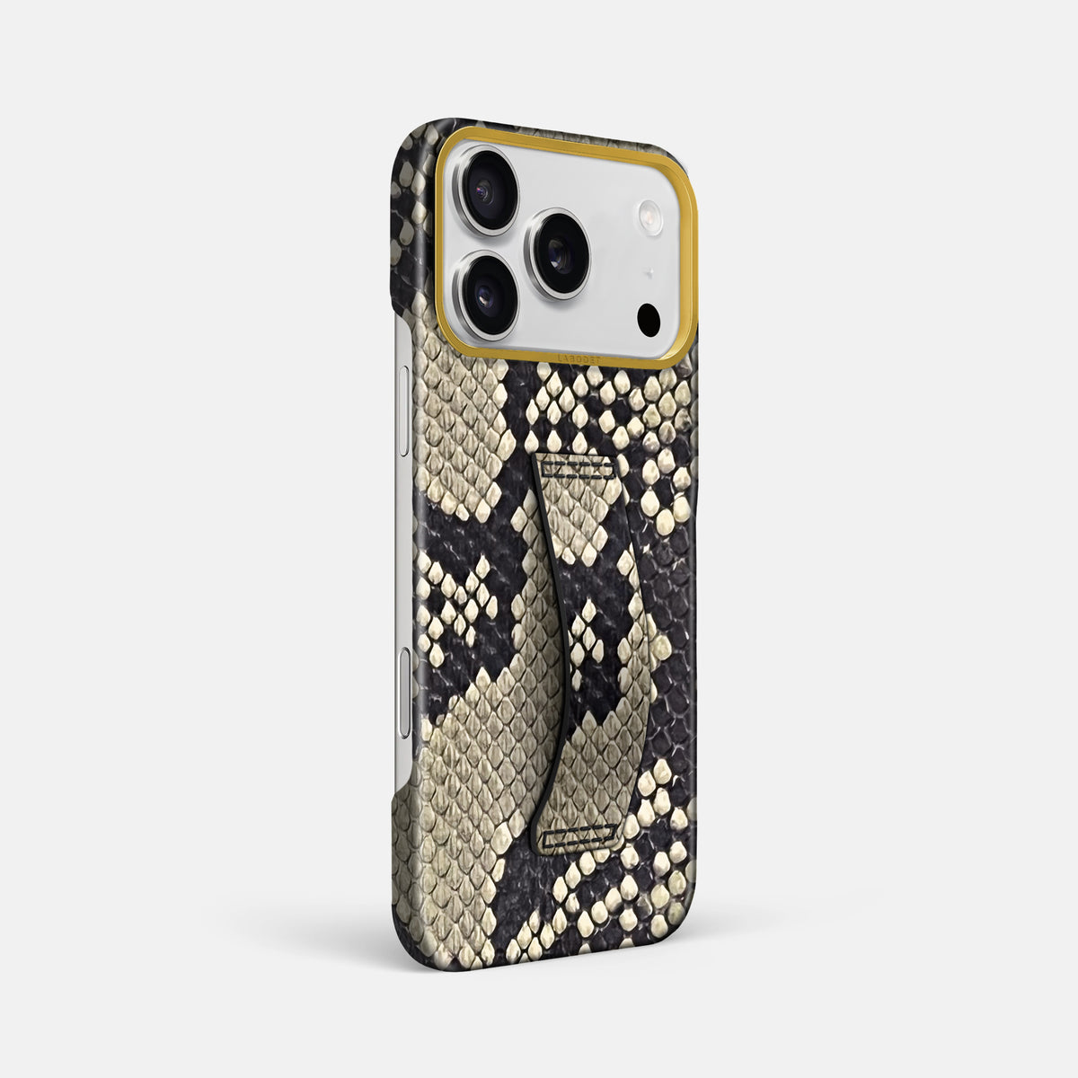 Finger Case For iPhone 17 Pro Max In Deluxe Python -2 | Savannah-Gold
