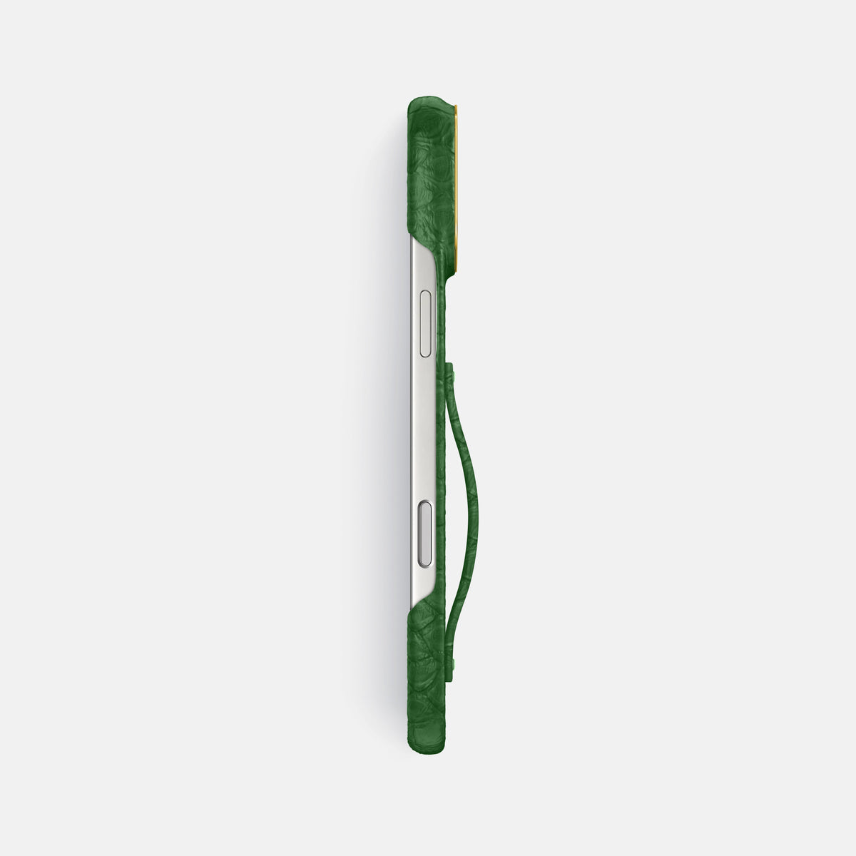 Finger Case For iPhone 17 Pro Max In Python -3 | Green-Gold