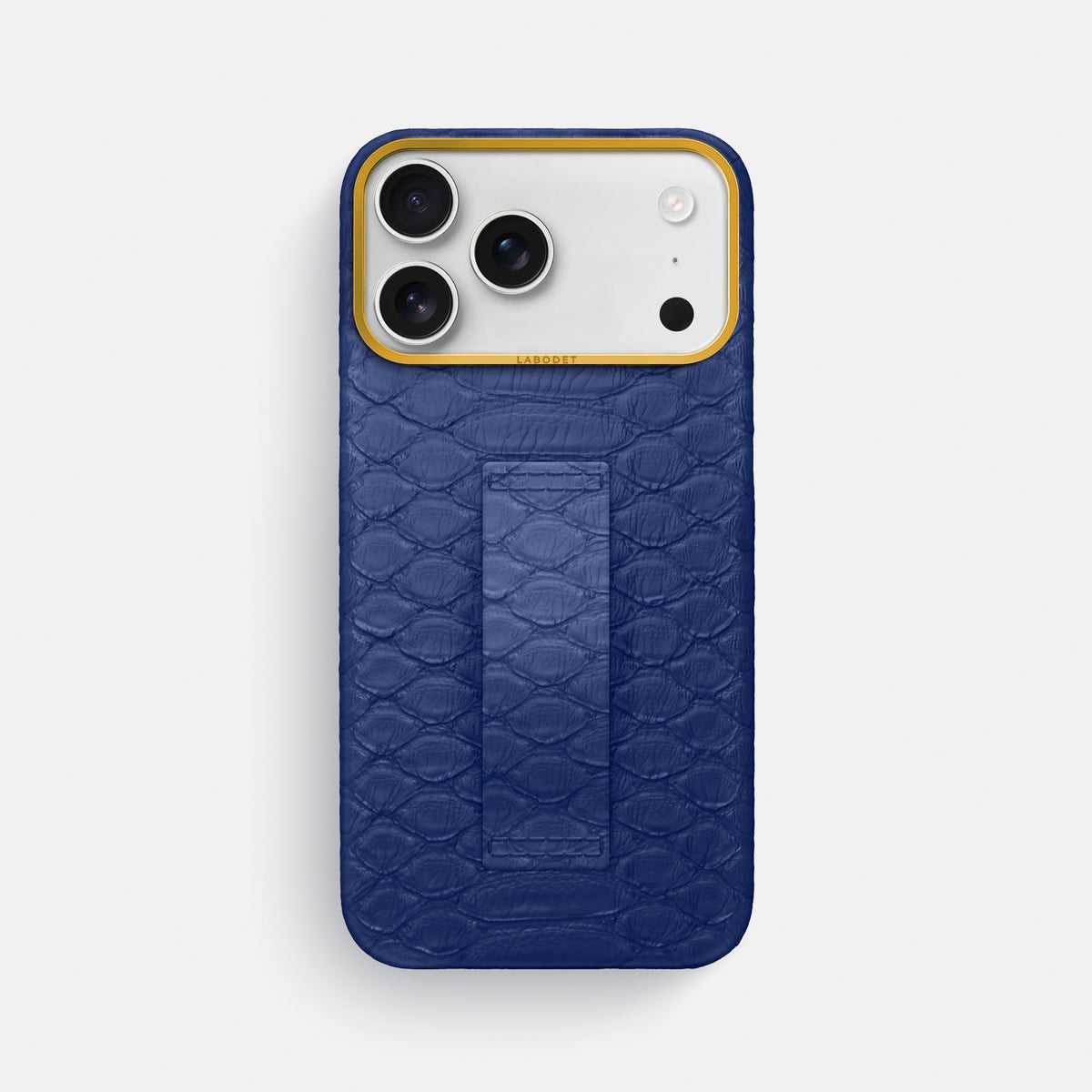 Finger Case For iPhone 17 Pro Max In Python -1 | Royal-Blue-Gold