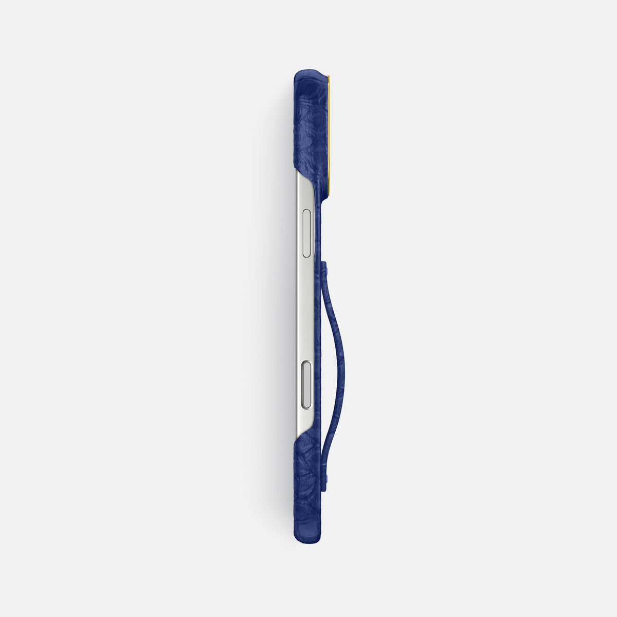 Finger Case For iPhone 17 Pro Max In Python -3 | Royal-Blue-Gold