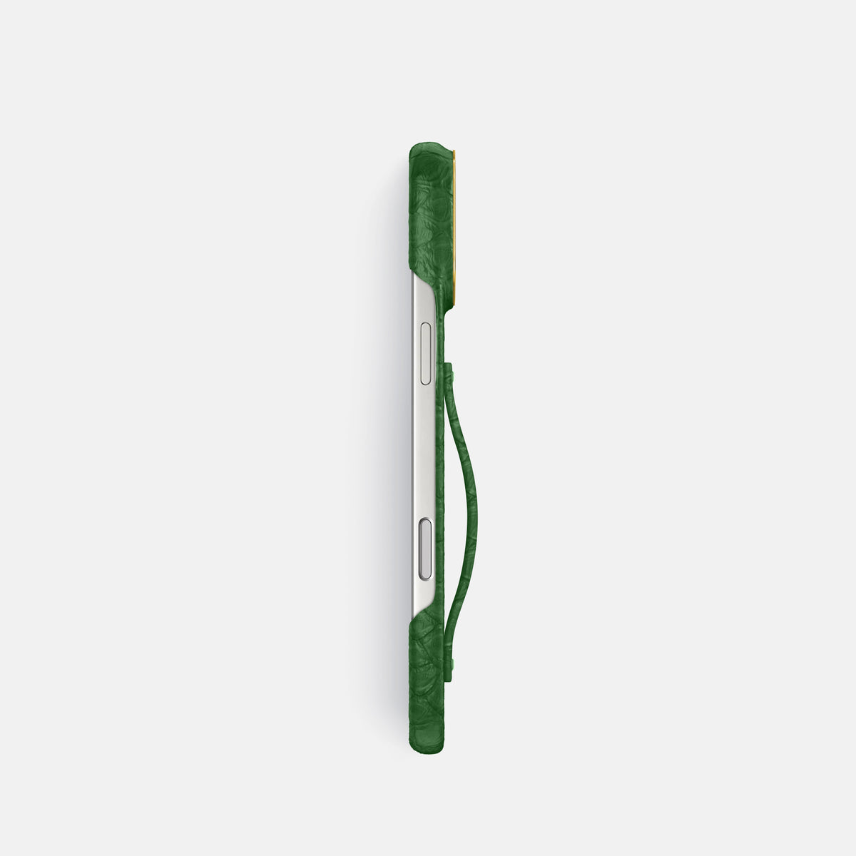 Finger Case For iPhone 17 Pro In Python -3 | Green-Gold