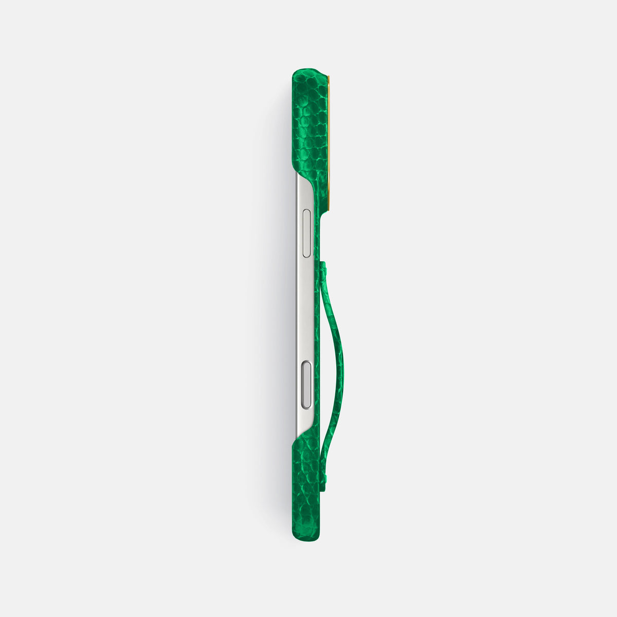 Finger Case For iPhone 18 Pro Max In Lizard -3 | Apple-Green-Gold