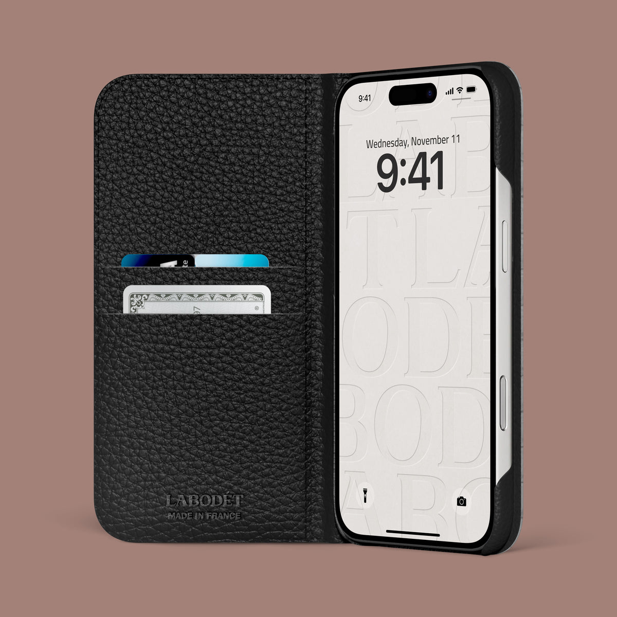 Folio Case For iPhone 17 Air In Calf -2 | Basketball-Steel