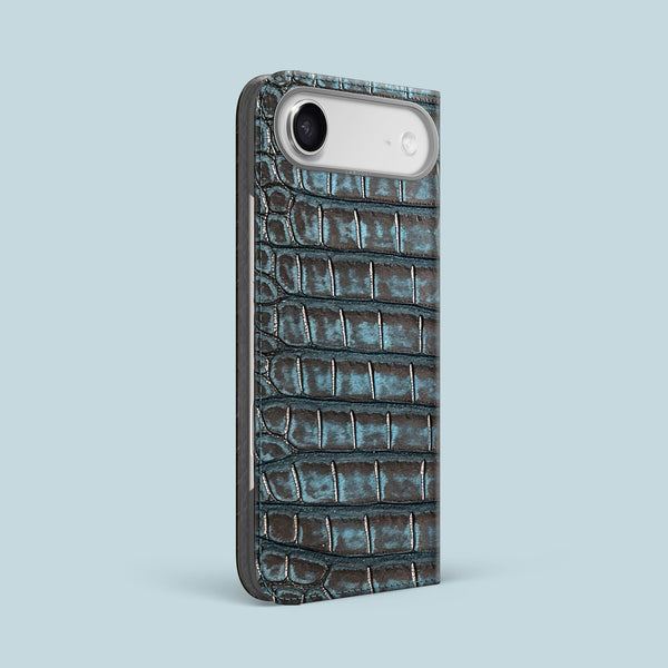 Folio Case 1/1 Nubuck-Abyss For iPhone 17 Air In Alligator