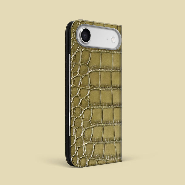 Folio Case 1/1 Pistachio For iPhone 17 Air In Alligator