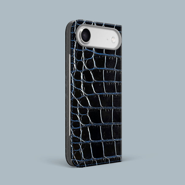 Folio Case 1/1 Obsidian-Blue For iPhone 17 Air In Alligator