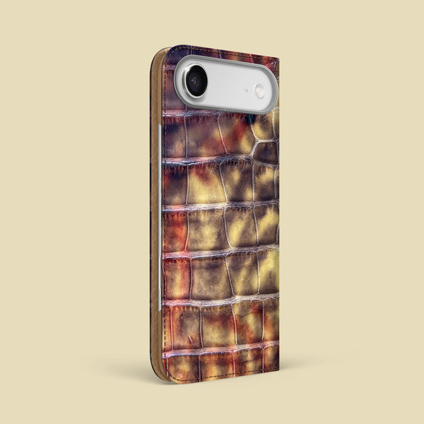 Folio Case 1/1 Sand Wave For iPhone 17 Air In Alligator