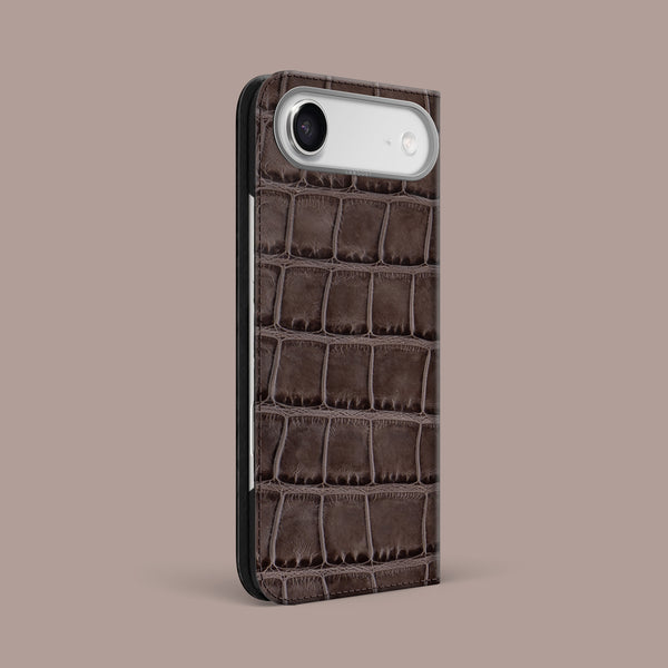 Folio Case 1/1 Iced-Chocolate For iPhone 17 Air In Alligator