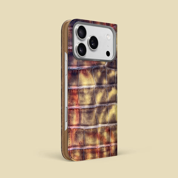 Folio Case 1/1 Sand Wave For iPhone 17 Pro Max In Alligator