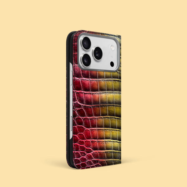 Folio Case 1/1 Sunset For iPhone 17 Pro In Alligator