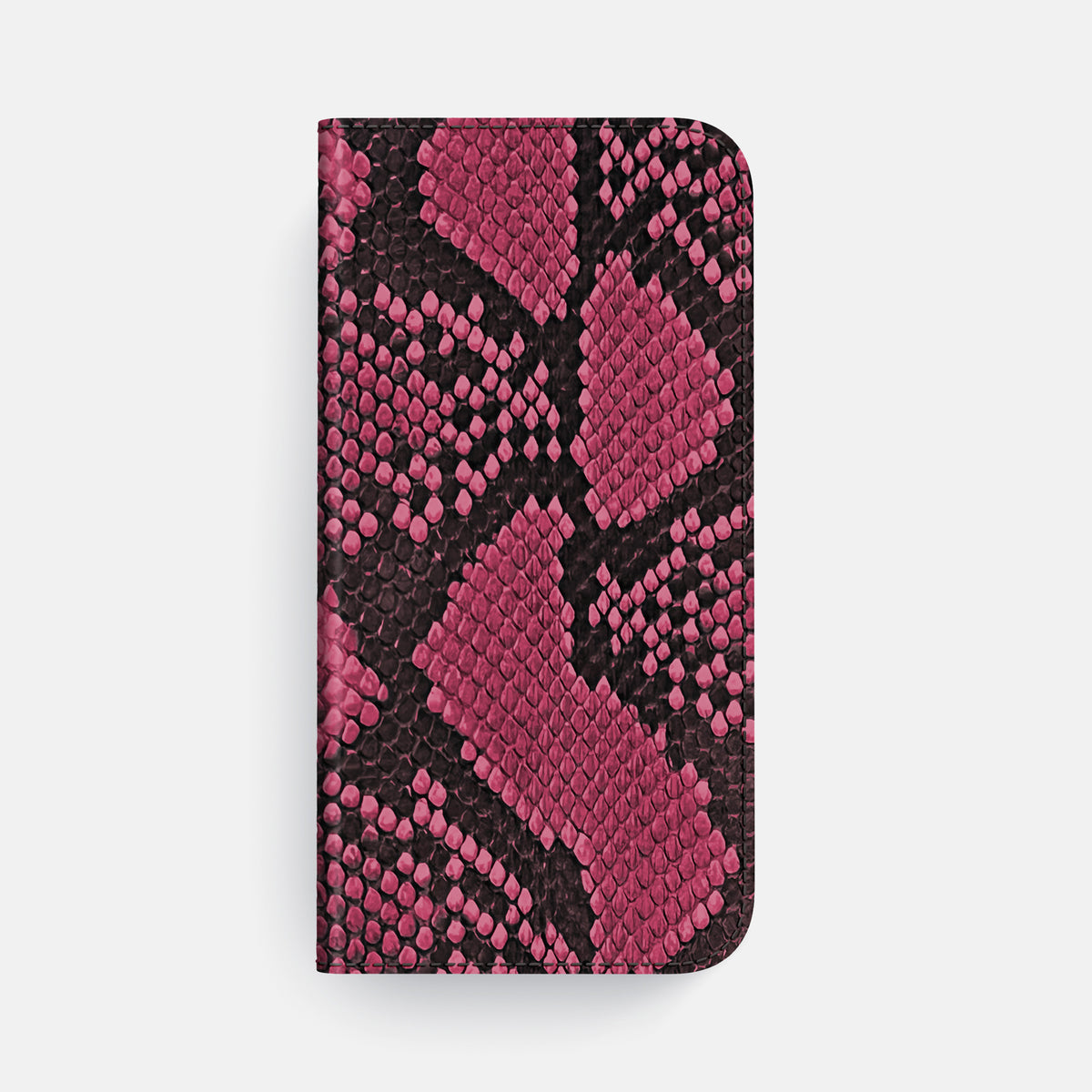 Folio Case For iPhone 17 Pro Max In Deluxe Python -4 | Burgundy-Gold