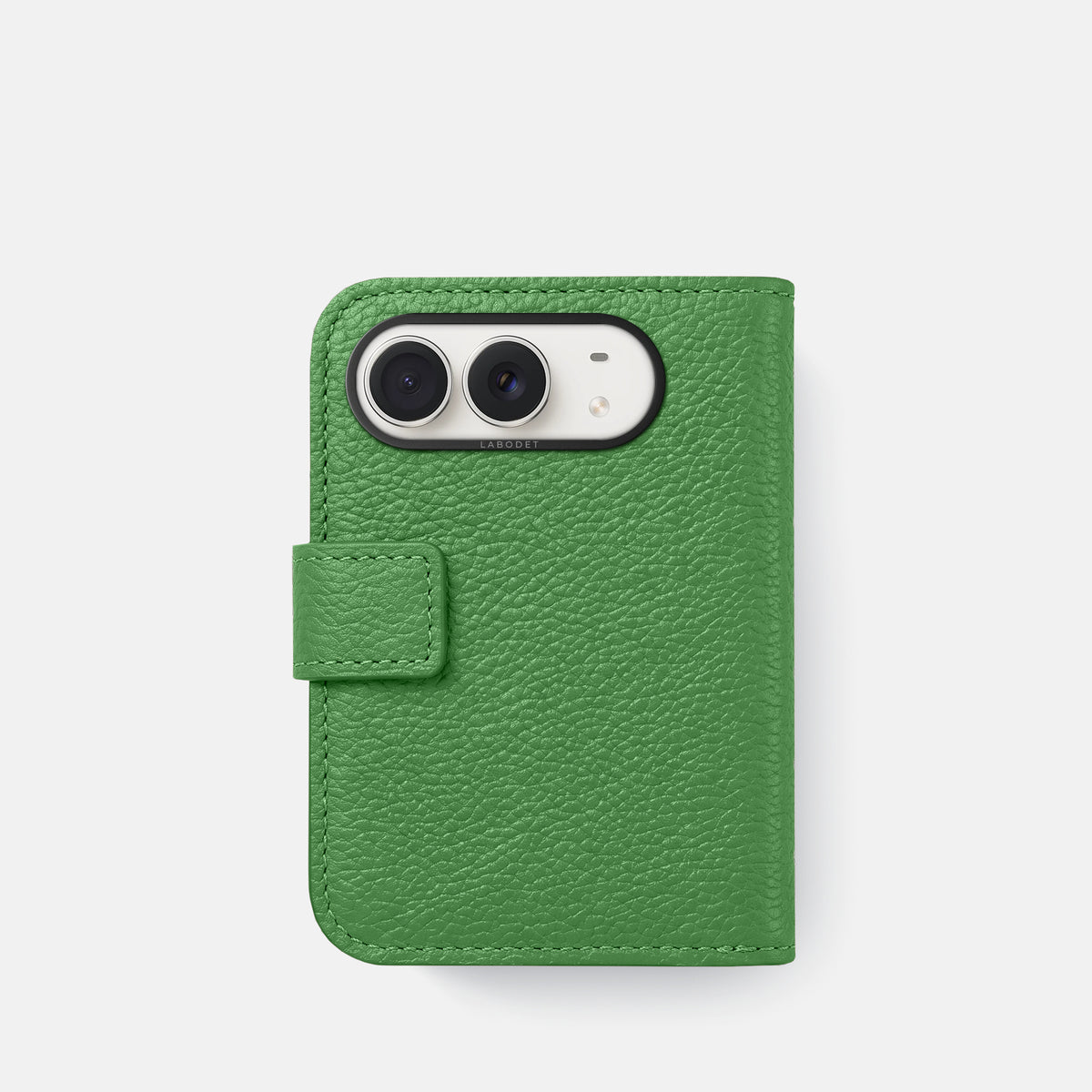Folio Case For iPhone Duo In Calf -3 | Herb-Black