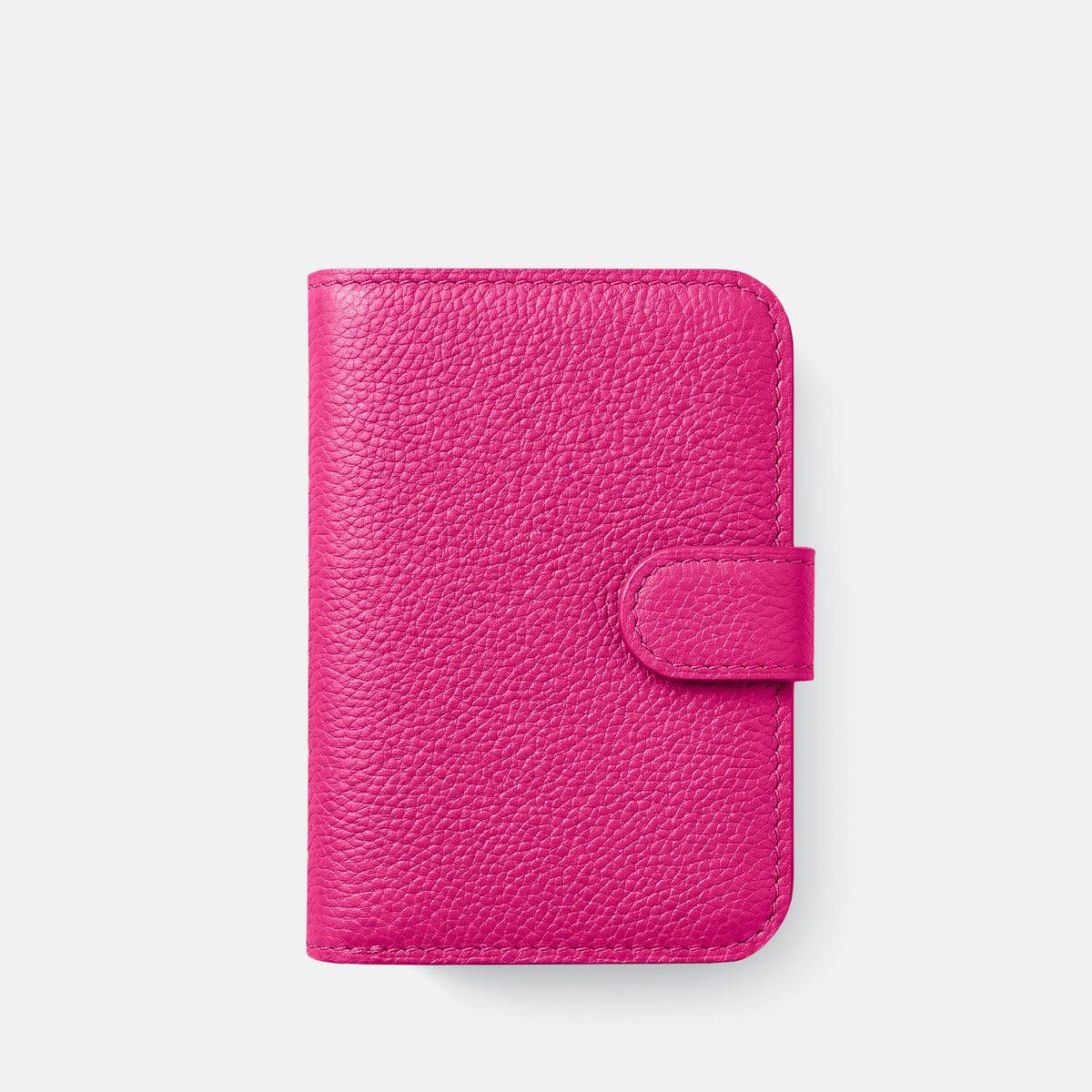 Folio Case For iPhone Duo In Calf -2 | Magenta-Steel