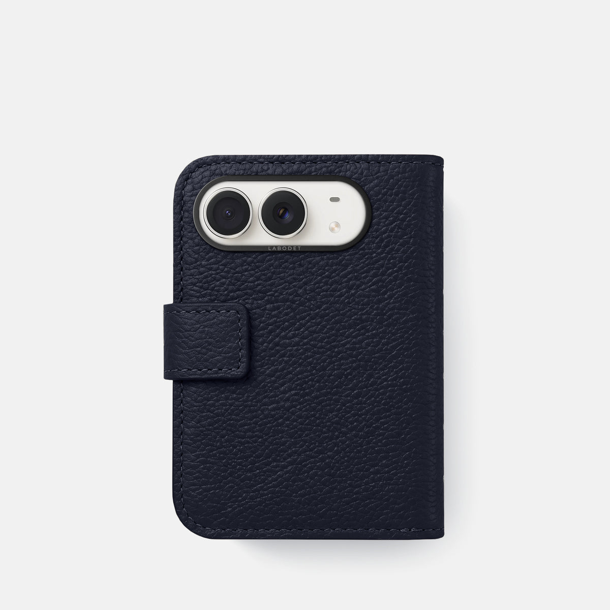 Folio Case For iPhone Duo In Calf -3 | Marine-Black