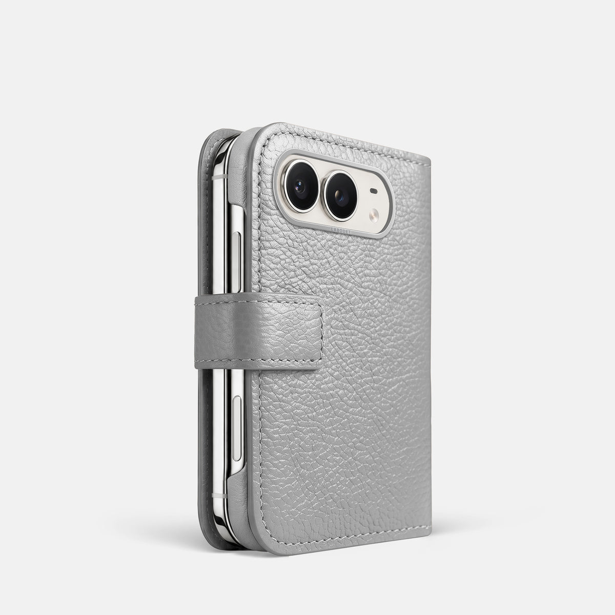 Folio Case For iPhone Duo In Calf -1 | Nuage-Steel