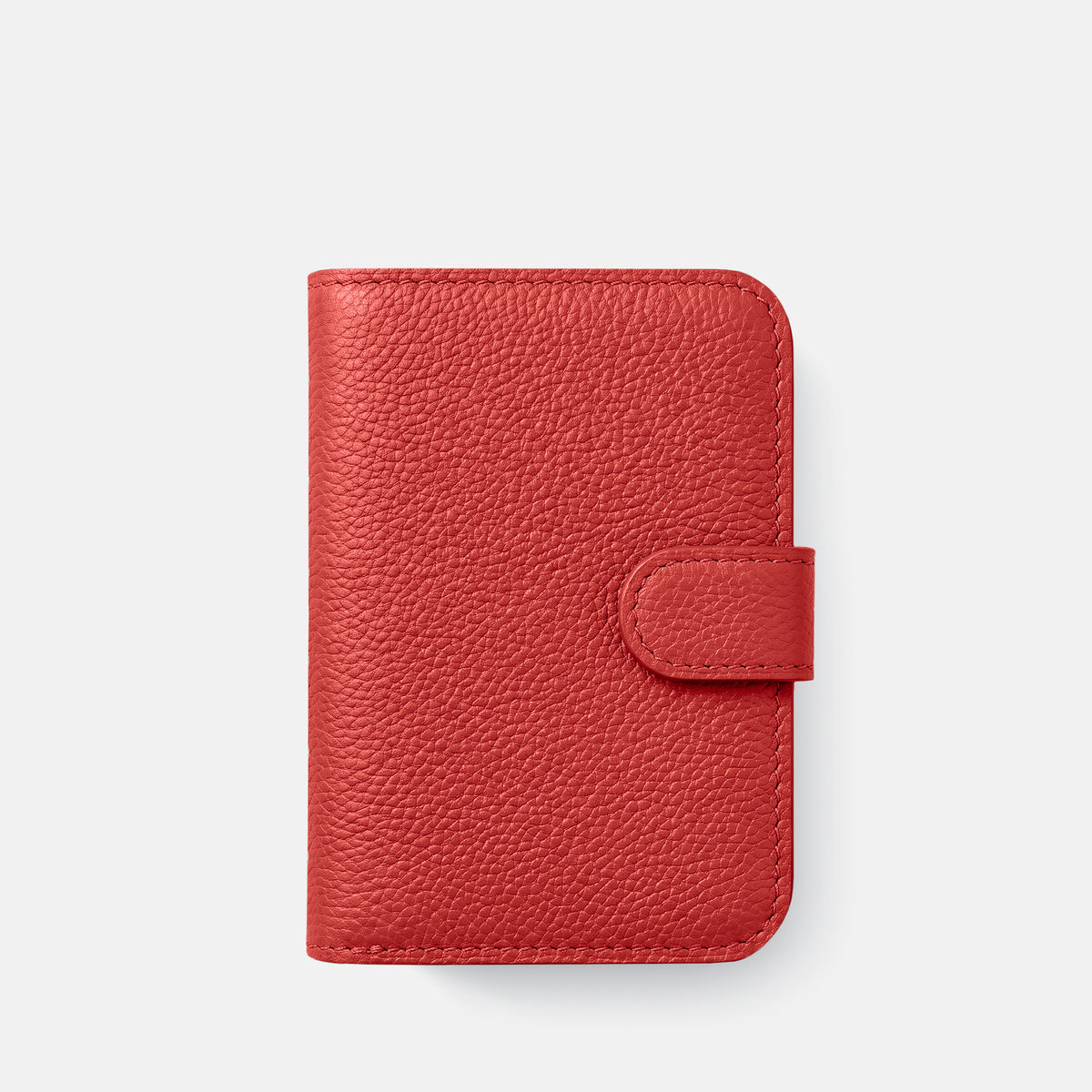 Folio Case For iPhone Duo In Calf -2 | Red-Black
