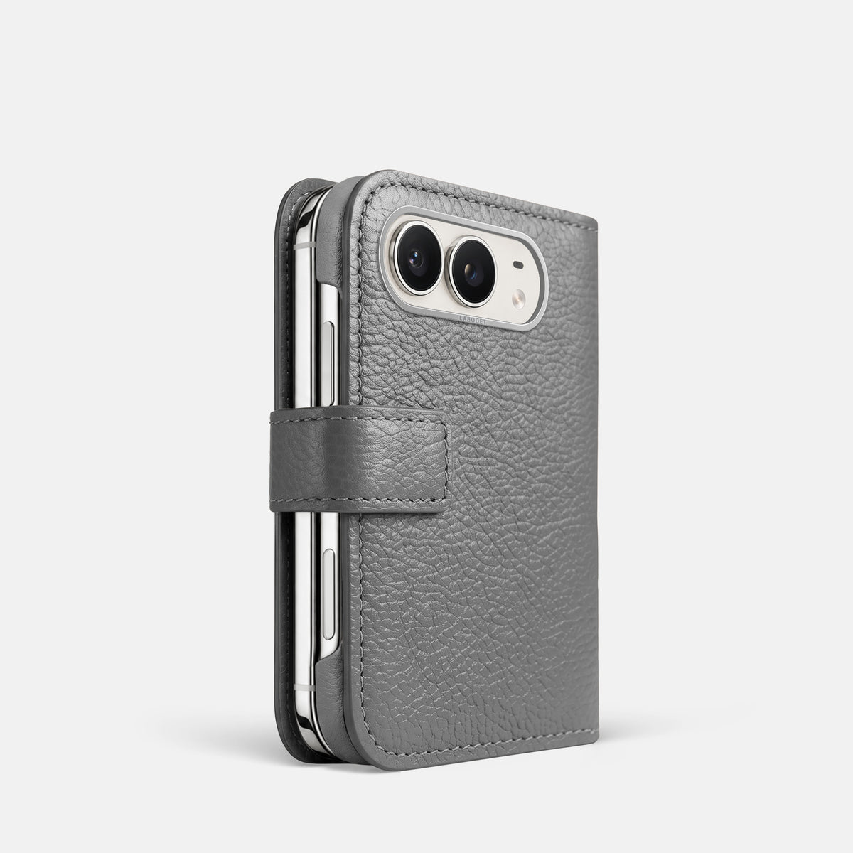 Folio Case For iPhone Duo In Calf -1 | Souris-Steel