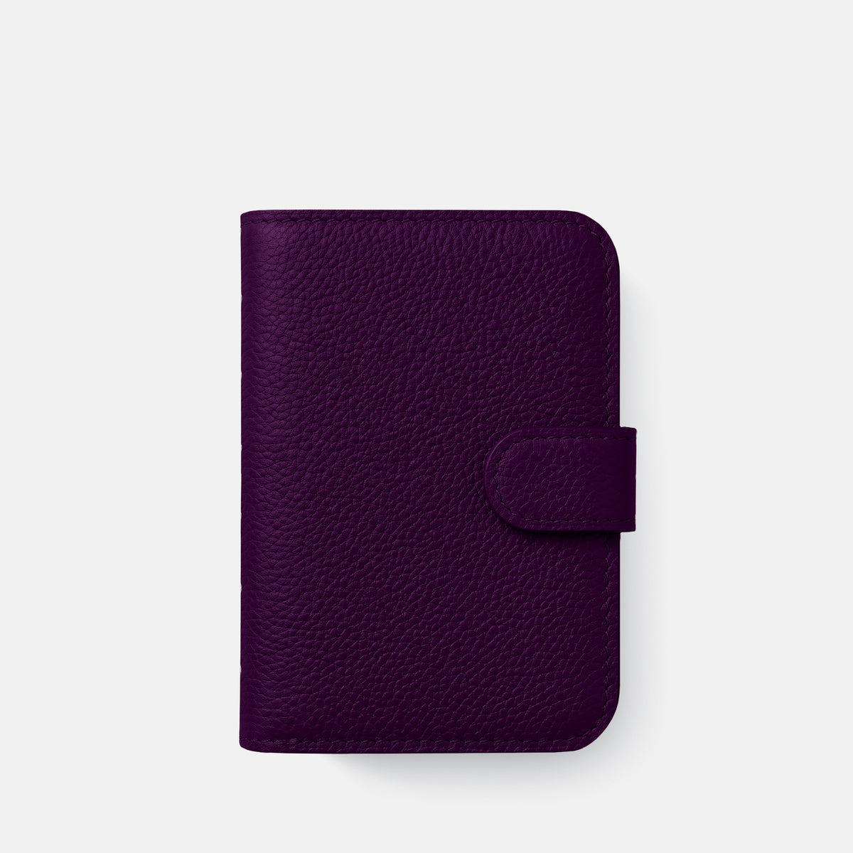 Folio Case For iPhone Duo In Calf -2 | Violet-Black