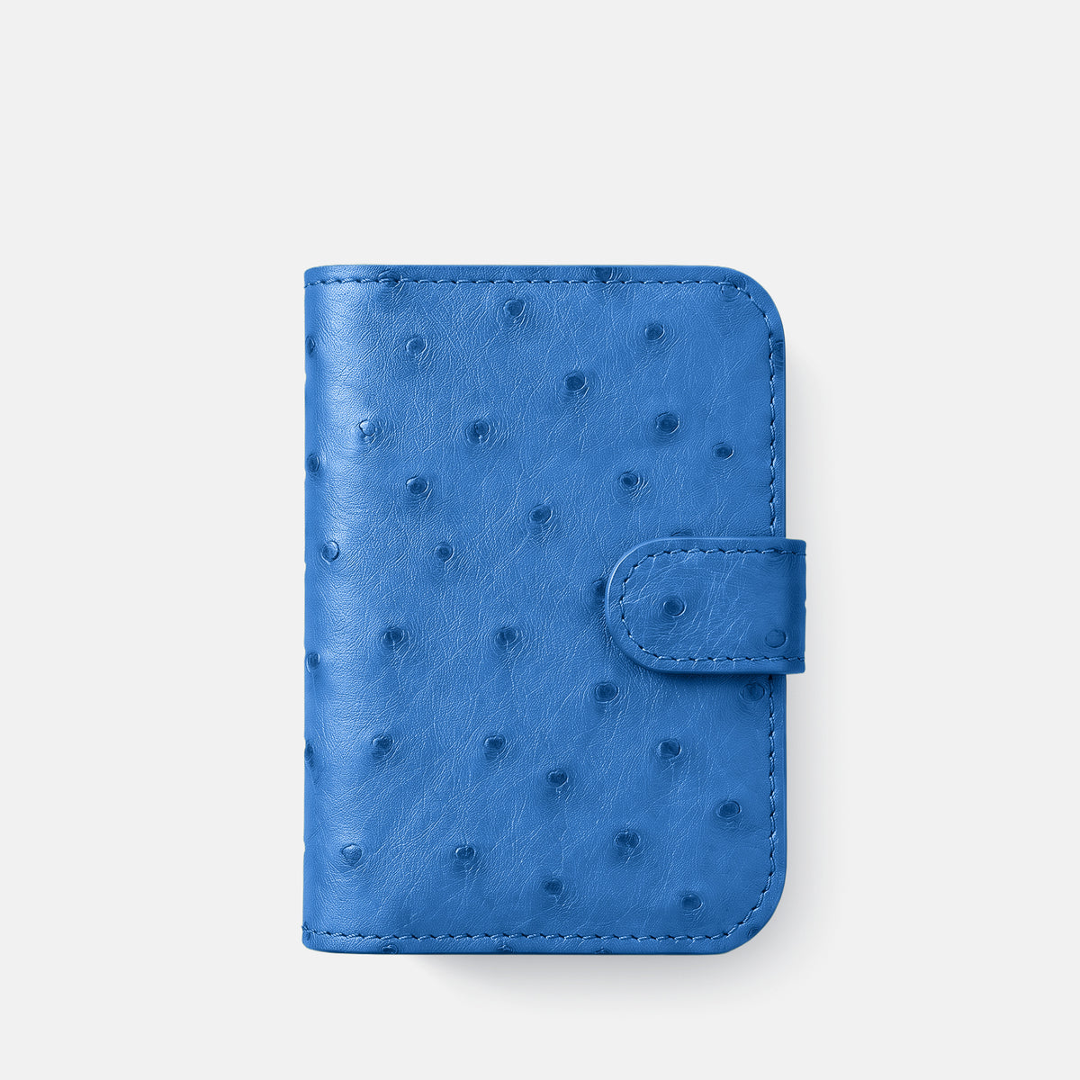 Folio Case For iPhone Duo In Ostrich -2 | Royal-Blue-Black