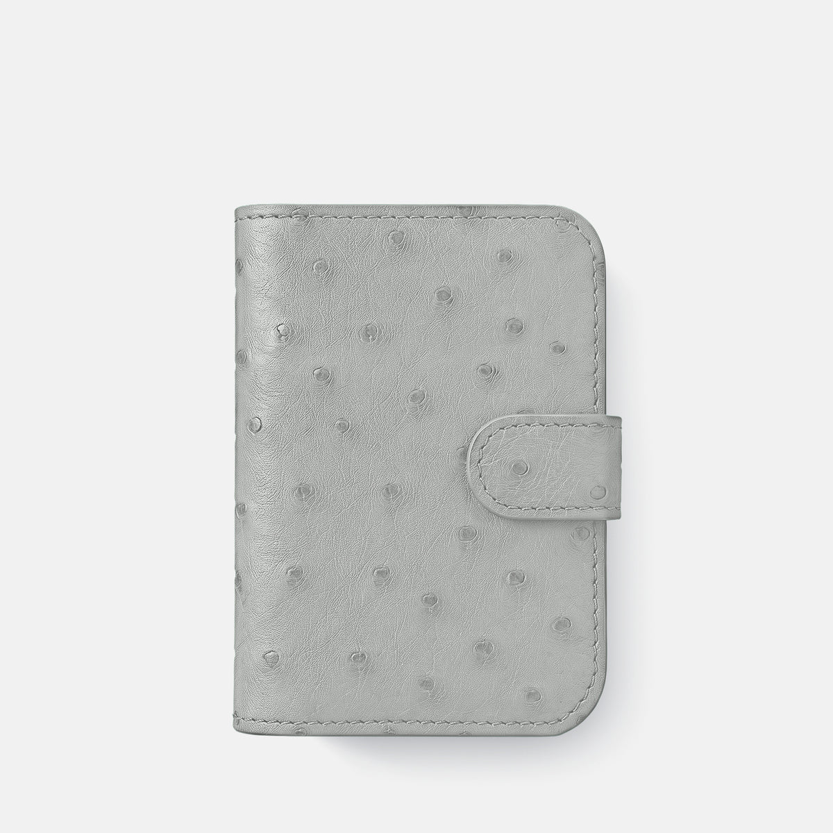 Folio Case For iPhone Duo In Ostrich -2 | White-Black