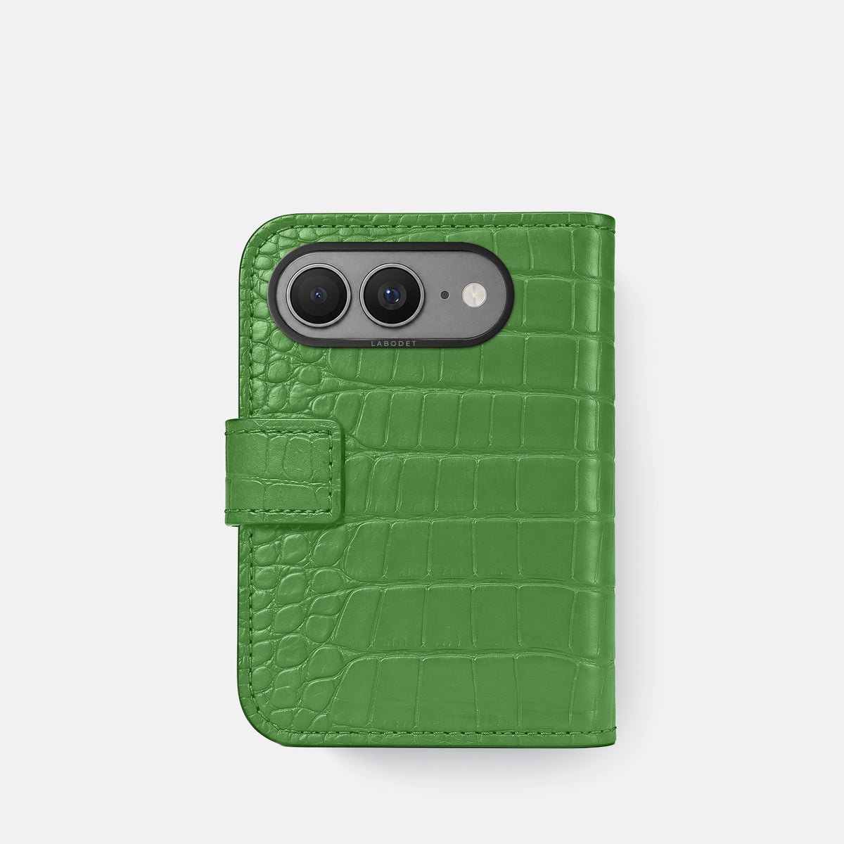 Folio Case For iPhone Ultra In Alligator -3 | Apple-Green-Black