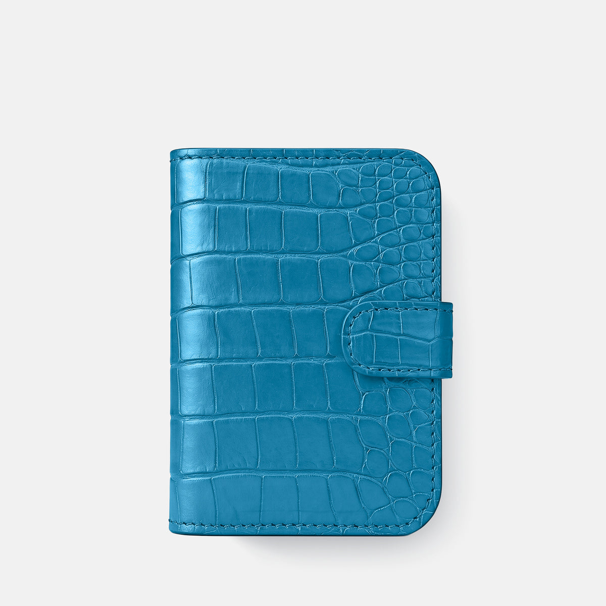 Folio Case For iPhone Ultra In Alligator -2 | Curaçao-Blue-Black