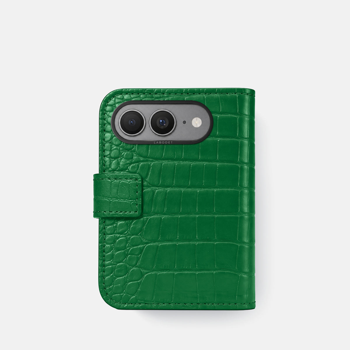 Folio Case For iPhone Ultra In Alligator -3 | Forest-Green-Black