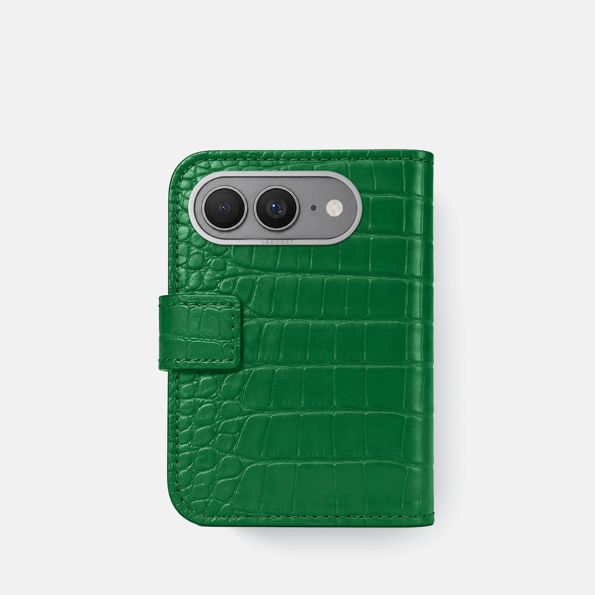 Folio Case For iPhone Ultra In Alligator -3 | Forest-Green-Steel