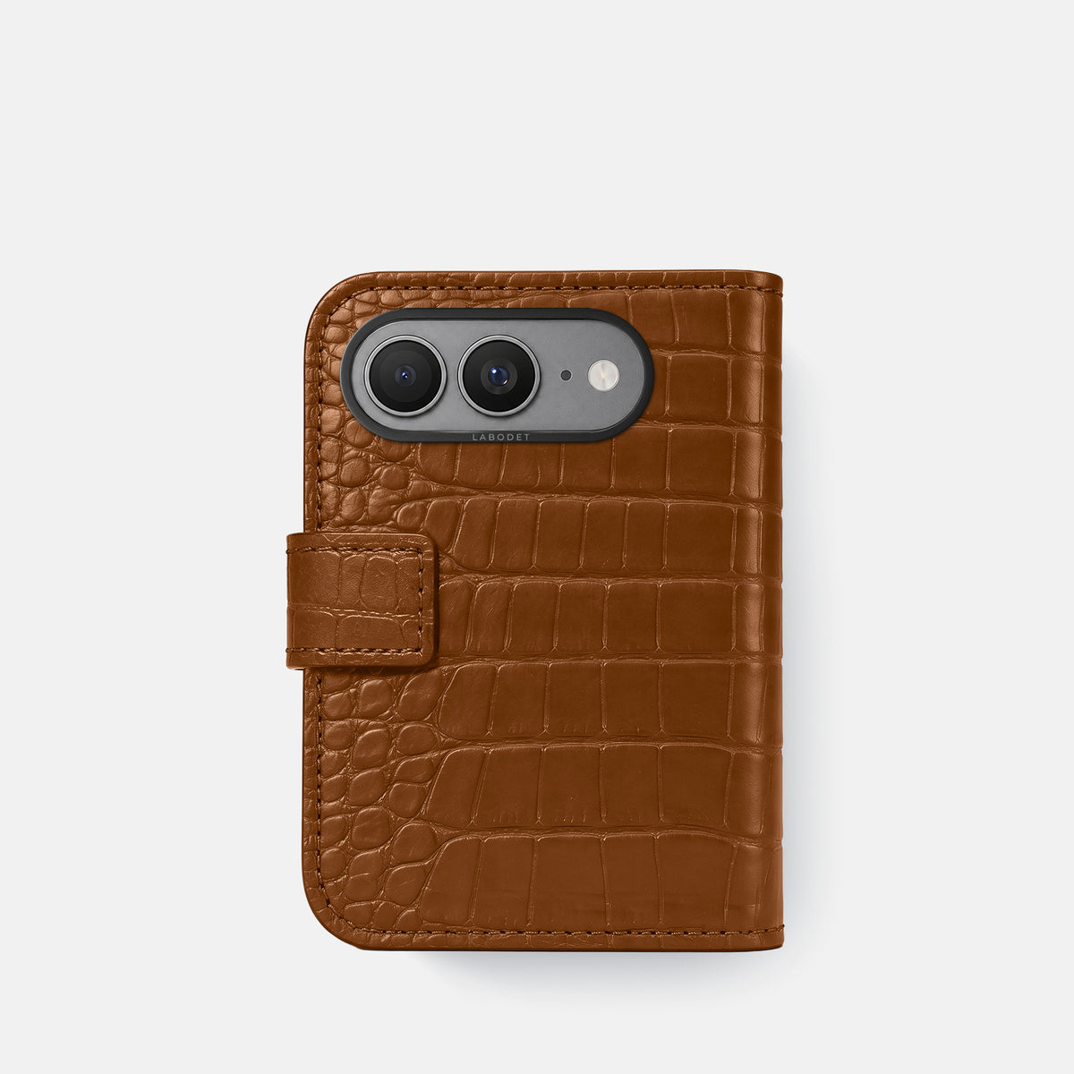 Folio Case For iPhone Ultra In Alligator -3 | Honey-Black