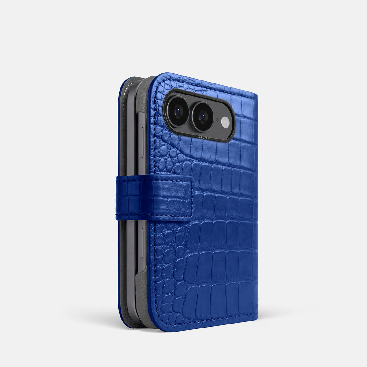 Folio Case For iPhone Ultra In Alligator -1 | Royal-Blue-Black