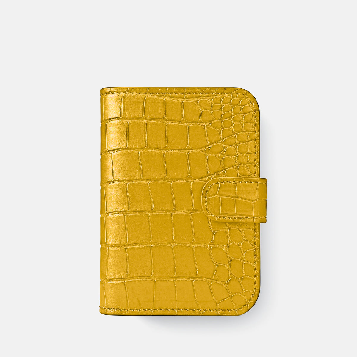 Folio Case For iPhone Ultra In Alligator -2 | Yellow-Black
