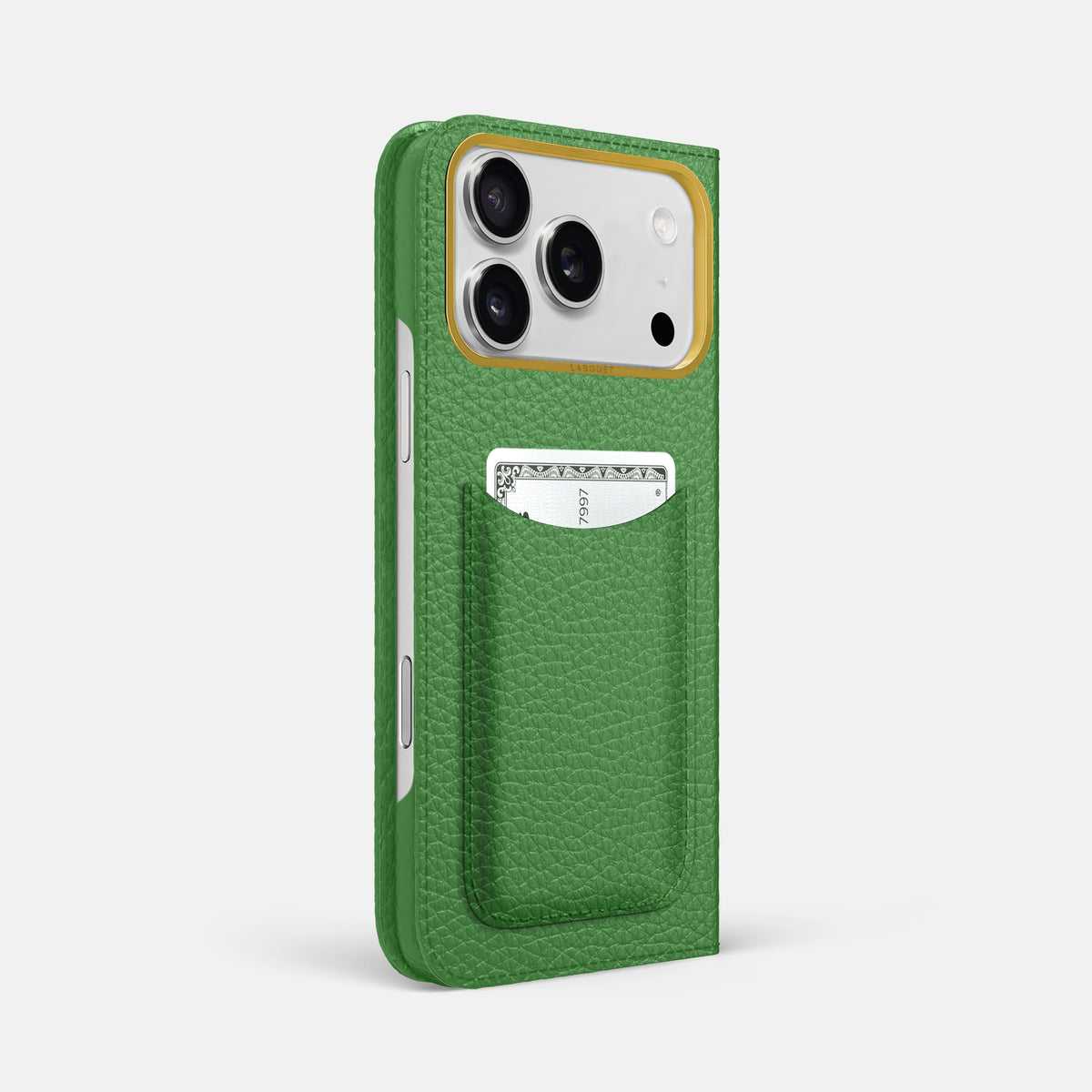 Folio Case with Card For iPhone 17 Pro Max In Calf -1 | Herb-Gold