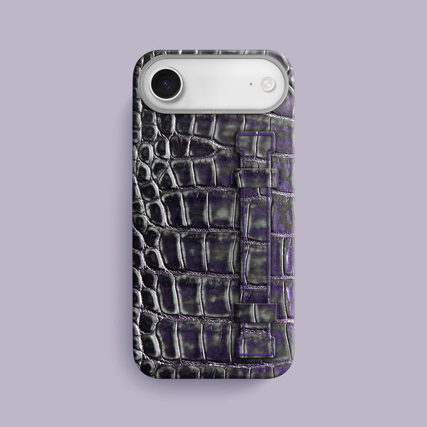 Handle Case 1/1 Grey-Petroleum For iPhone 17 Air In Alligator