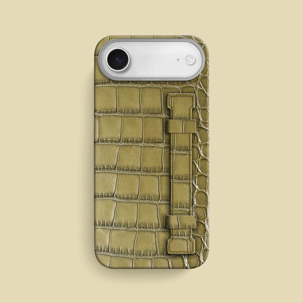 Handle Case 1/1 Pistachio For iPhone 17 Air In Alligator