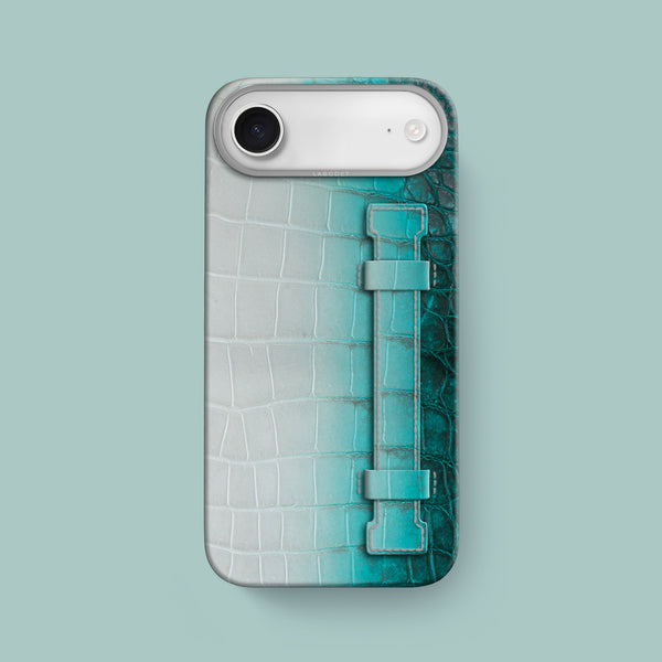 Handle Case 1/1 Turquoise For iPhone 17 Air In Himalayan Crocodile