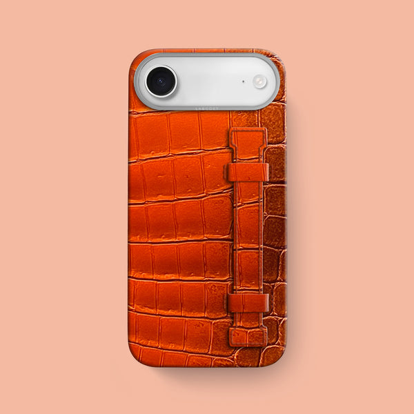 Handle Case 1/1 Mandarin For iPhone 17 Air In Himalayan Crocodile