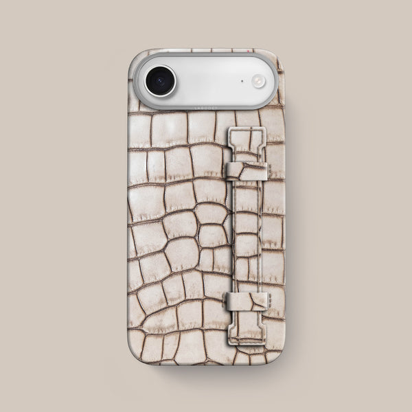 Handle Case 1/1 Cafe Creme For iPhone 17 Air In Alligator