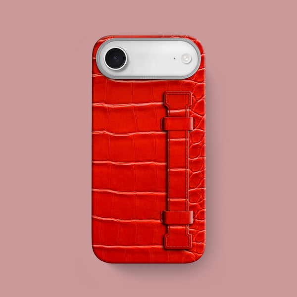 Handle Case Deep Coral For iPhone 17 Air In Alligator