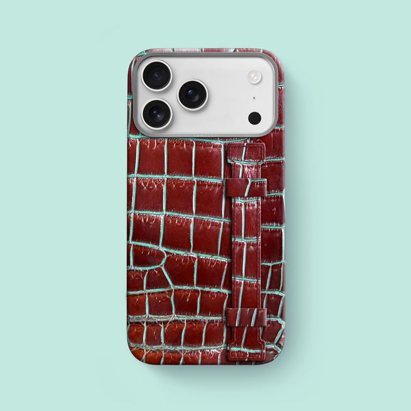 Handle Case 1/1 Clay Court For iPhone 17 Pro Max In Alligator