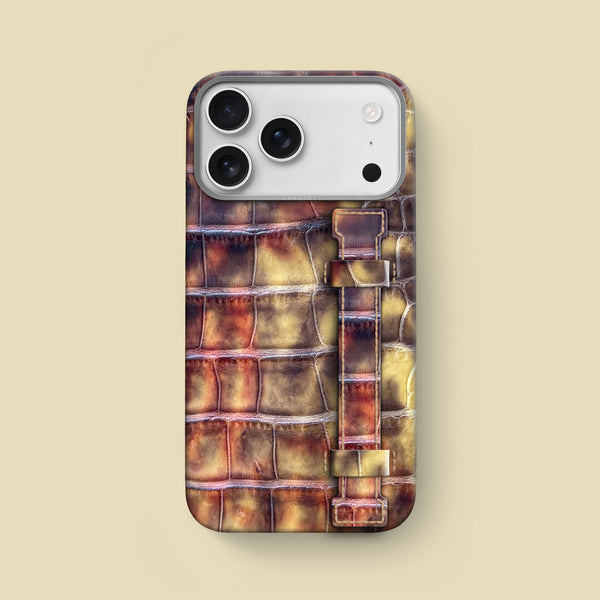 Handle Case 1/1 Sand Wave For iPhone 17 Pro Max In Alligator
