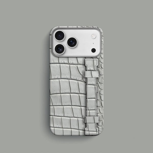 Handle Case 1/1 Grey-Mouse For iPhone 17 Pro In Alligator