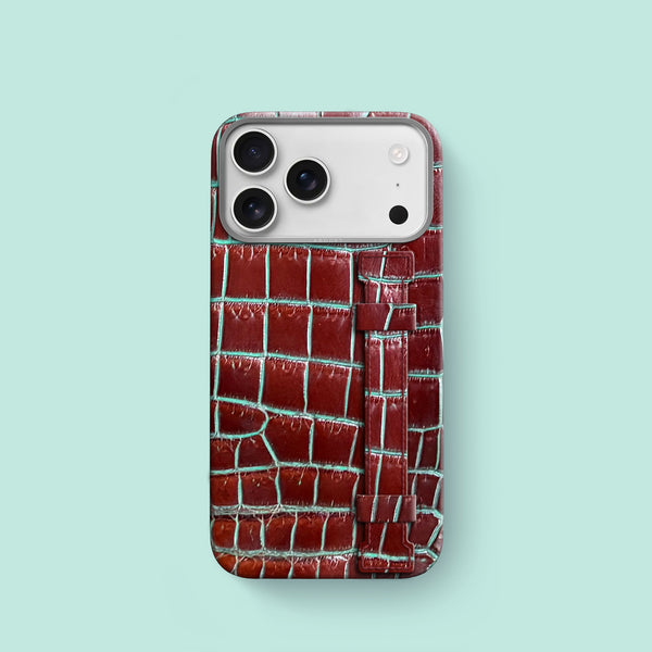 Handle Case 1/1 Clay Court For iPhone 17 Pro In Alligator
