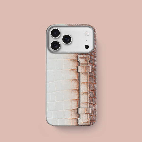 Handle Case 1/1 African For iPhone 17 Pro In Himalayan Crocodile