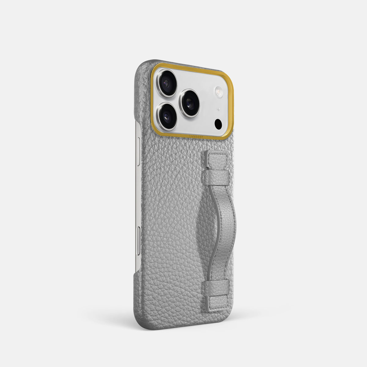 Handle Case For iPhone 17 Pro In Calf -2 | Nuage-Gold