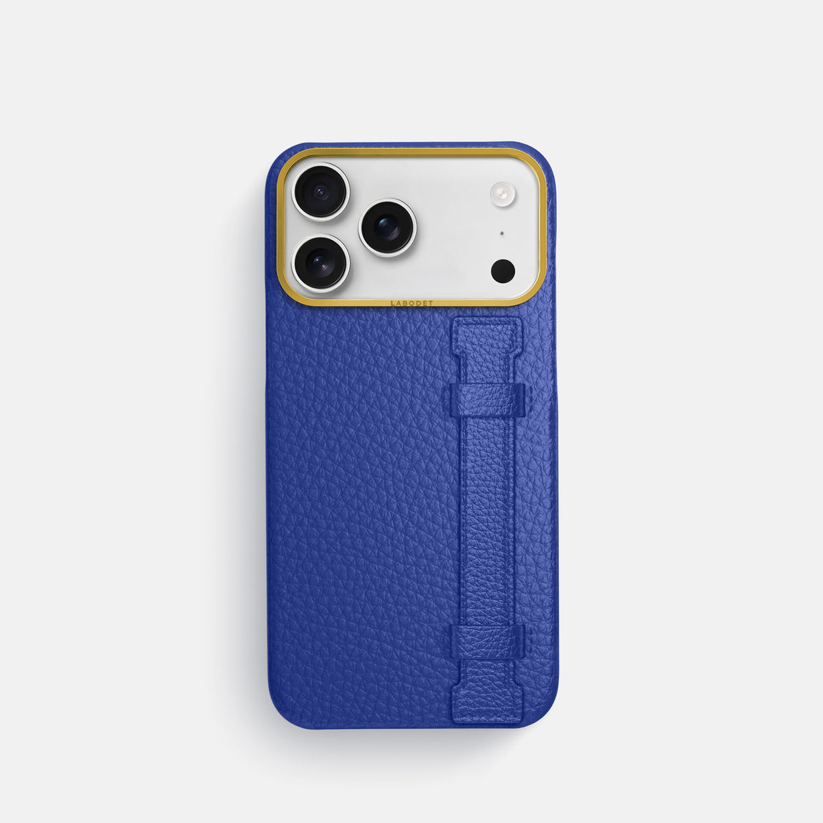 Handle Case For iPhone 17 Pro In Calf -1 | Royal-Blue-Gold