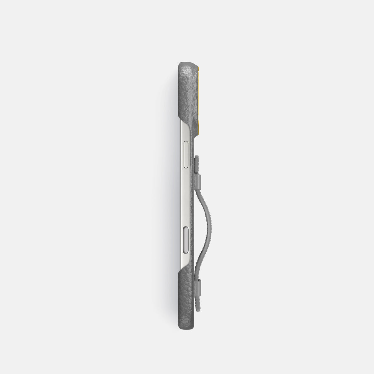 Handle Case For iPhone 17 Pro In Calf -3 | Souris-Gold