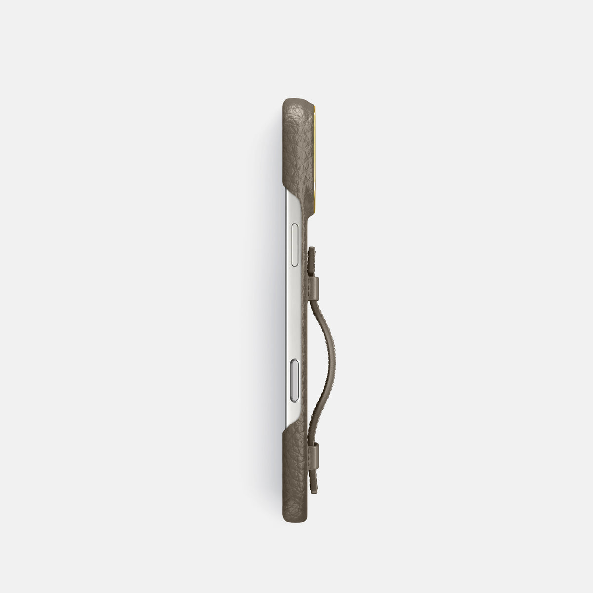 Handle Case For iPhone 17 Pro In Calf -3 | Taupe-Gold