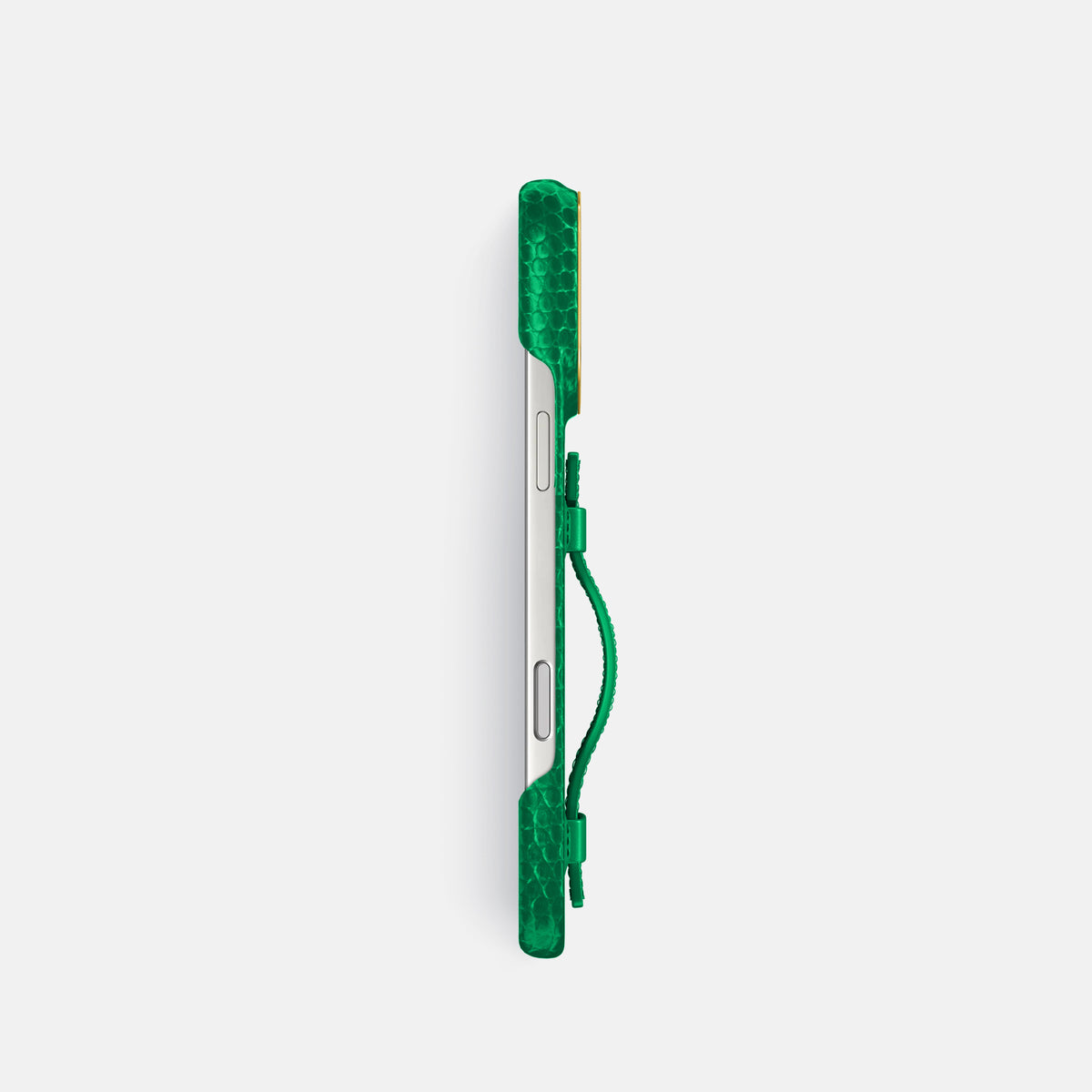 Handle Case For iPhone 17 Pro In Lizard -3 | Apple-Green-Gold