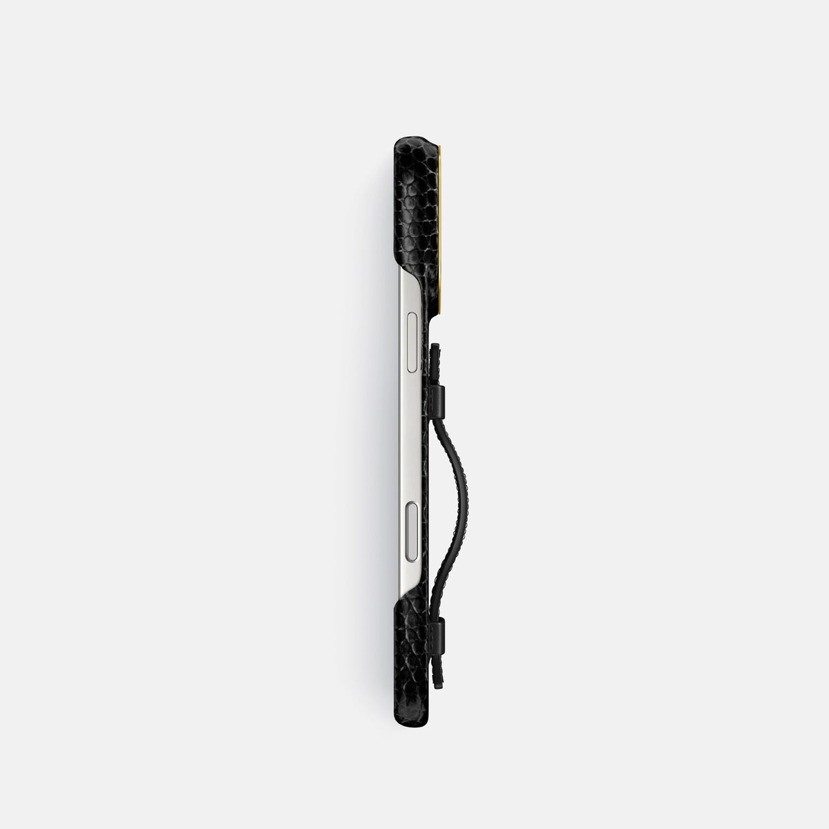 Handle Case For iPhone 17 Pro In Lizard -3 | Black-Gold