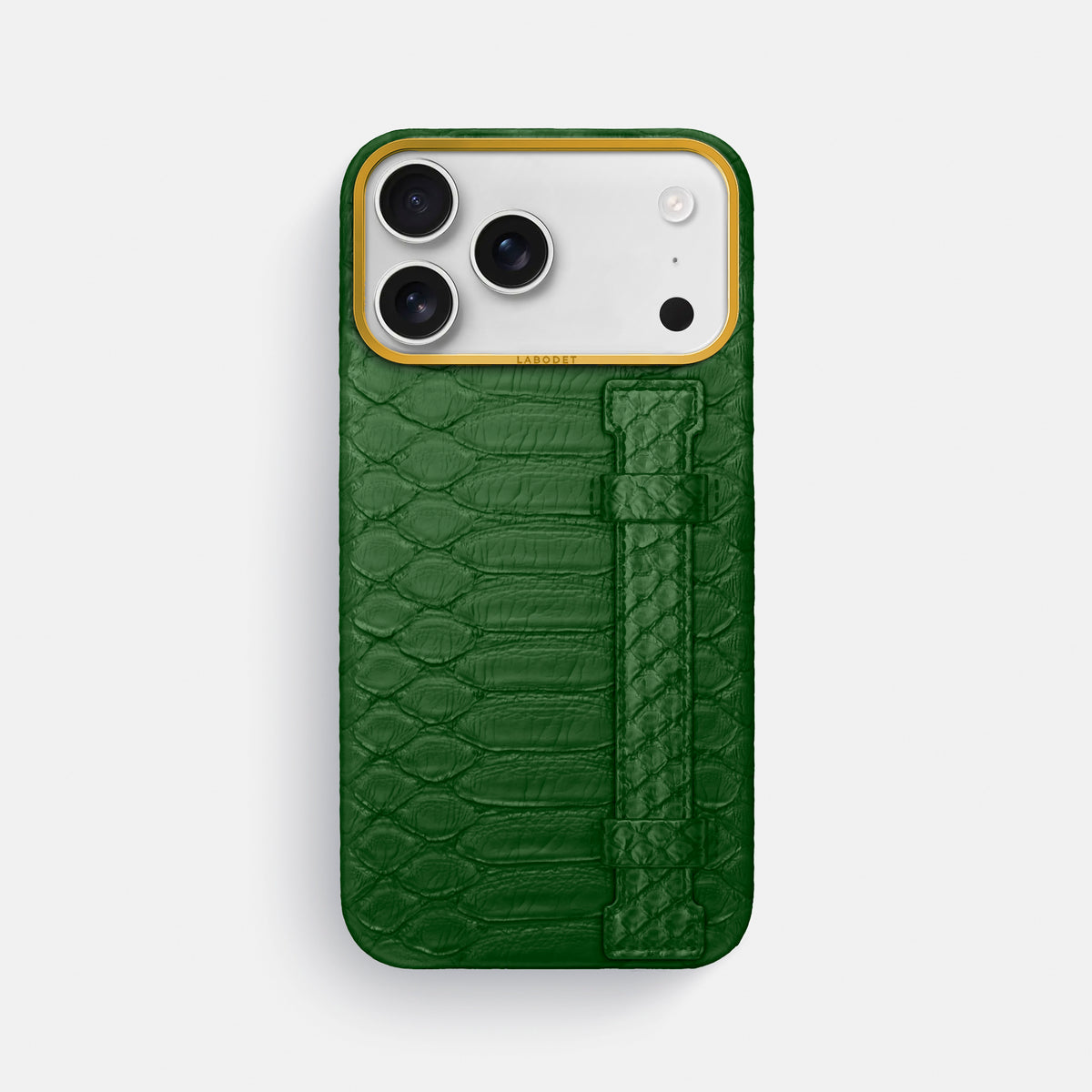 Handle Case For iPhone 17 Pro Max In Python -1 | Green-Gold